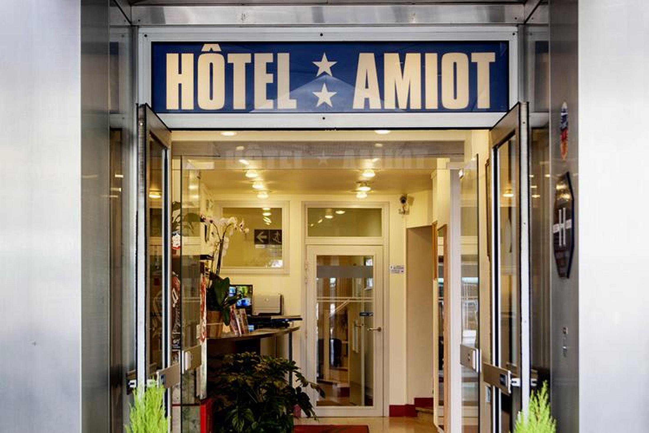 Amiot Hotel Paris Bagian luar foto