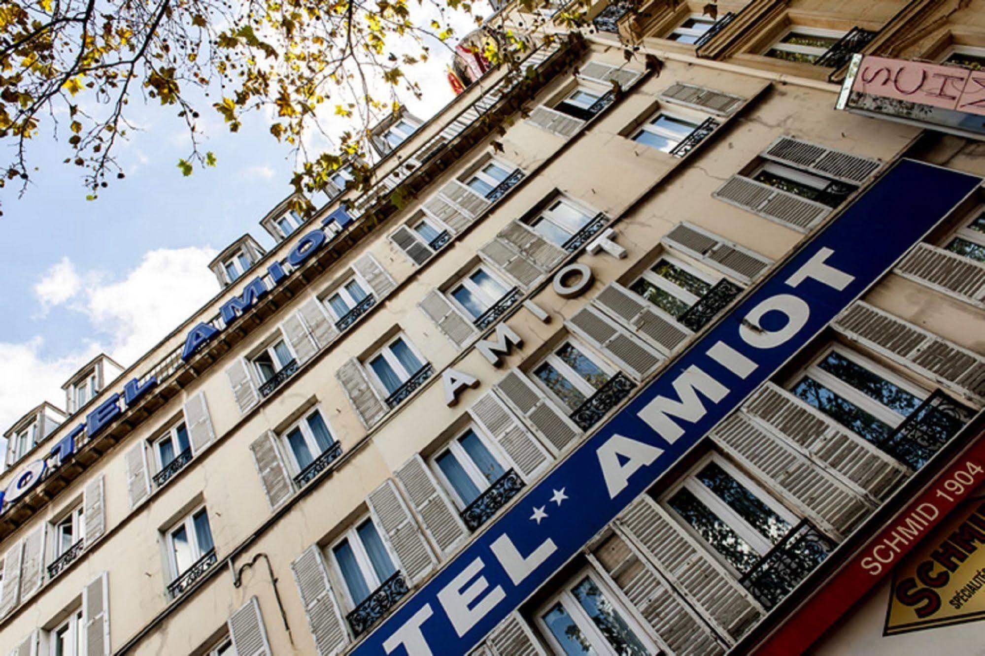 Amiot Hotel Paris Bagian luar foto